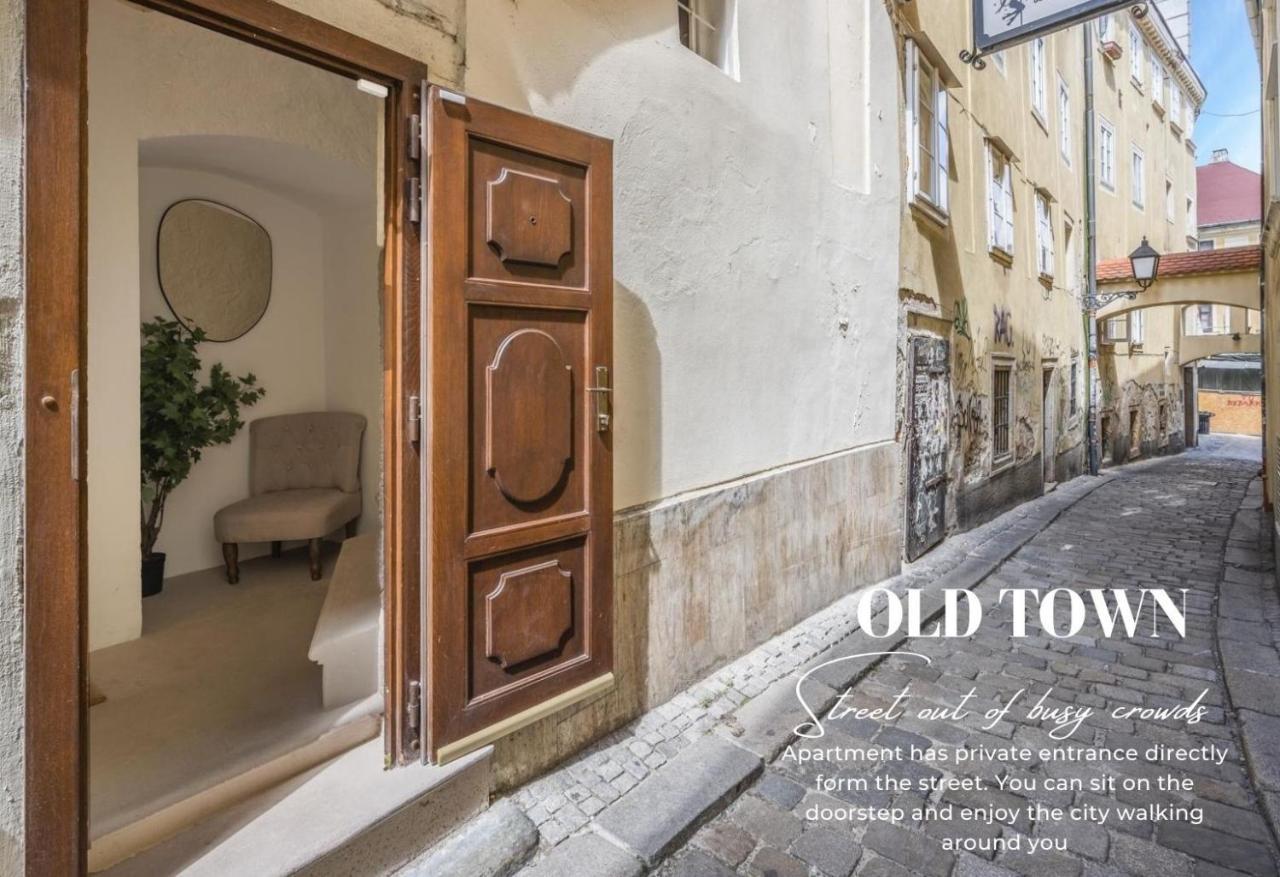 New Design & High Standard Apt From 16Th Century In Old Town-Free Parking براتسيلافا المظهر الخارجي الصورة